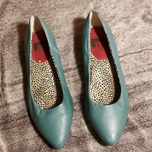 BC Footwear Teal Ballet flats